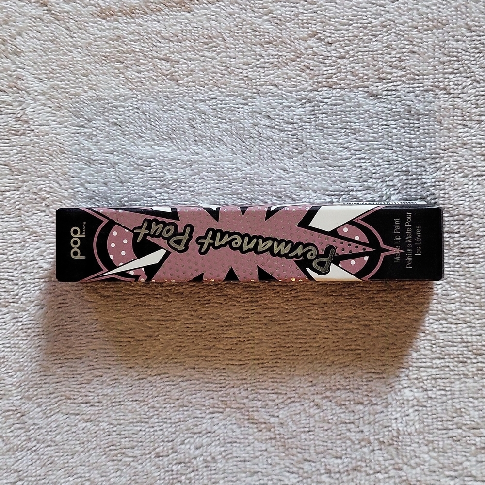 POP Beauty Matte Lip Paint. Permanent Pouf color Bare Blush